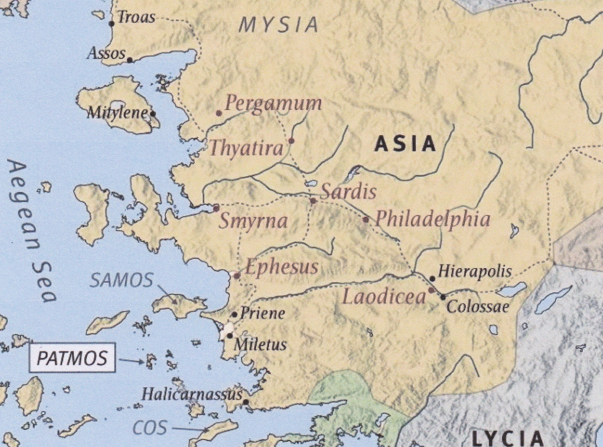 Revelation Vision 1 Christ The Head 7 Laodicea Man S Purposes 7churches Map Jpg.26159