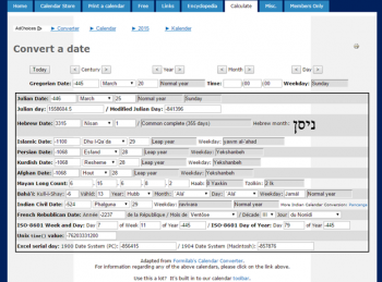 CalenderHome.Com   3-25-445 BC Gregorian Calander   Nisan 1, 3315 Israeli Calander.png