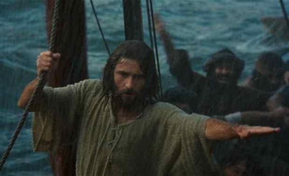 Vision Of Jesus Calming The Storm.