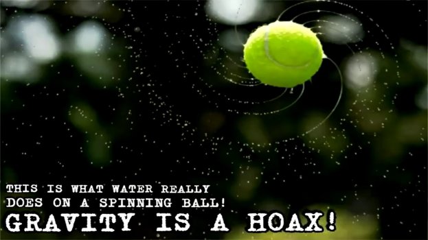 gravity - This is what water really does on a spinning ball! Gravity is a hoax!.jpg gravity - This is what water really does on a spinning ball! Gravity is a hoax!.jpg
