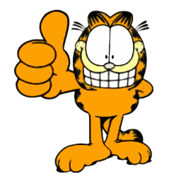 d6fcfe070e0ac80ed0098e4246f4db56_garfield-thumb-up-transparent-png-stickpng_256-256.png