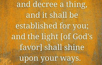PROFESSING GOD'S PROMISES INTO OUR LIVES