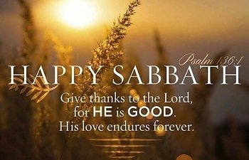 Happy Sabbath