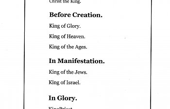Christ the King: Contents & Introduction.