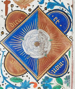 A royal badge - White Rose and Soleil of the House of York.png A royal badge - White Rose and Soleil of the House of York.png