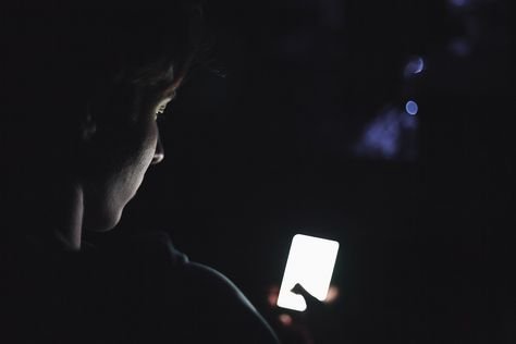 Vision Of A Man Walking At Night