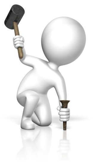 Vision Of A Stake Driven Into The Ground