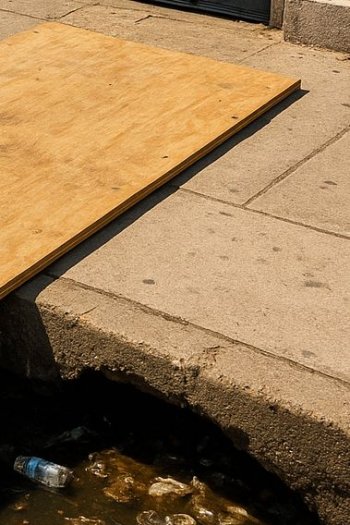 Dream About Cleaning and clearing Rubbish From Under A Makeshift Foot-Bridge