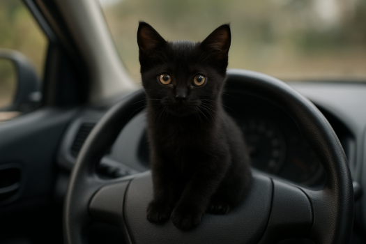 Dream About The Black Kitten. 2.