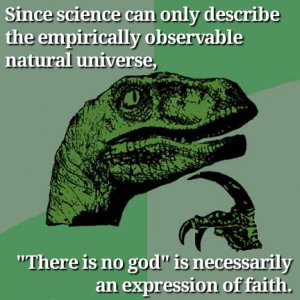 Philosoraptor on atheism