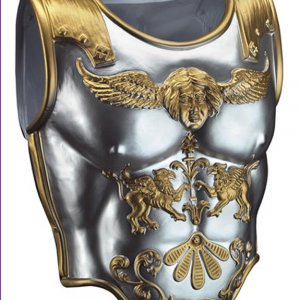 Silver Breastplate w/gold trim