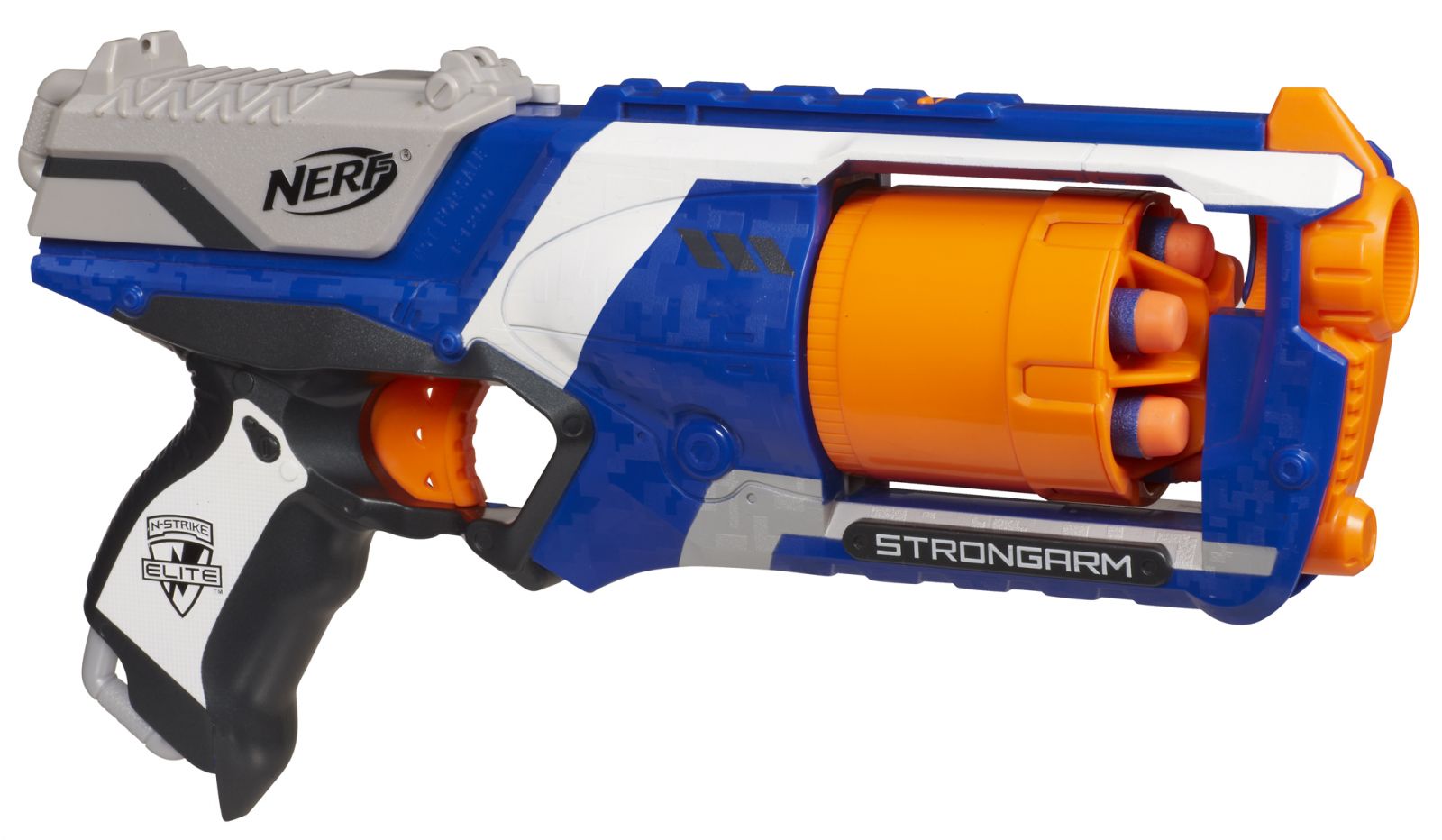 A Nerf N Strike Maverick 20 Blaster