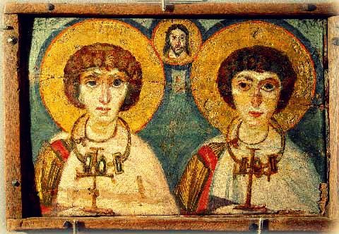 Christian martyrs and saints Sergius and Bacchus