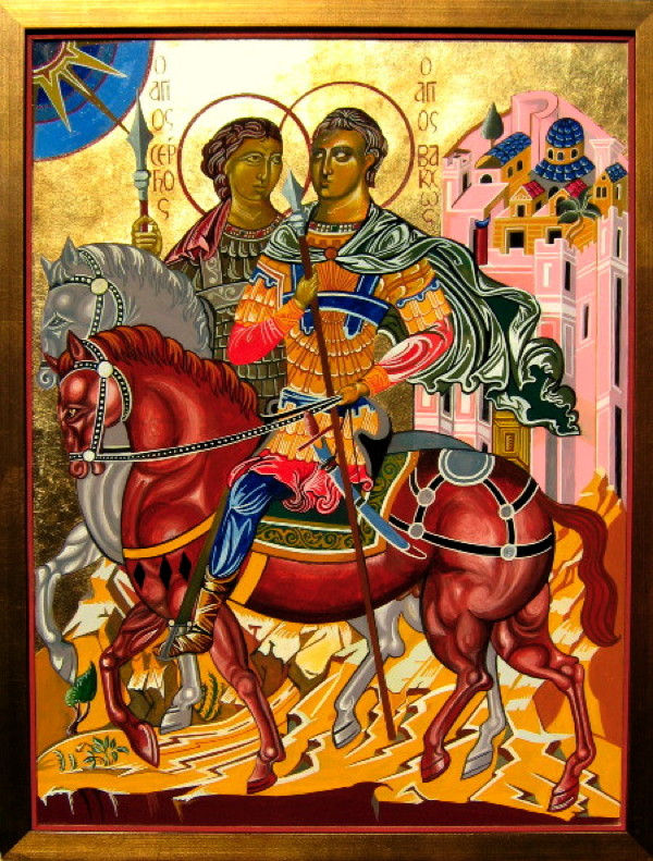 Christian martyrs and saints Sergius and Bacchus