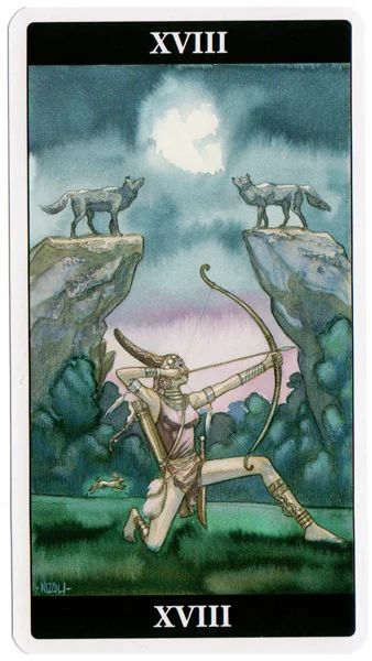 Tarot-18 Moon (Artemis01)