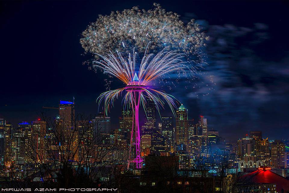 Where I live in Seattle, New Years Eve, 2015