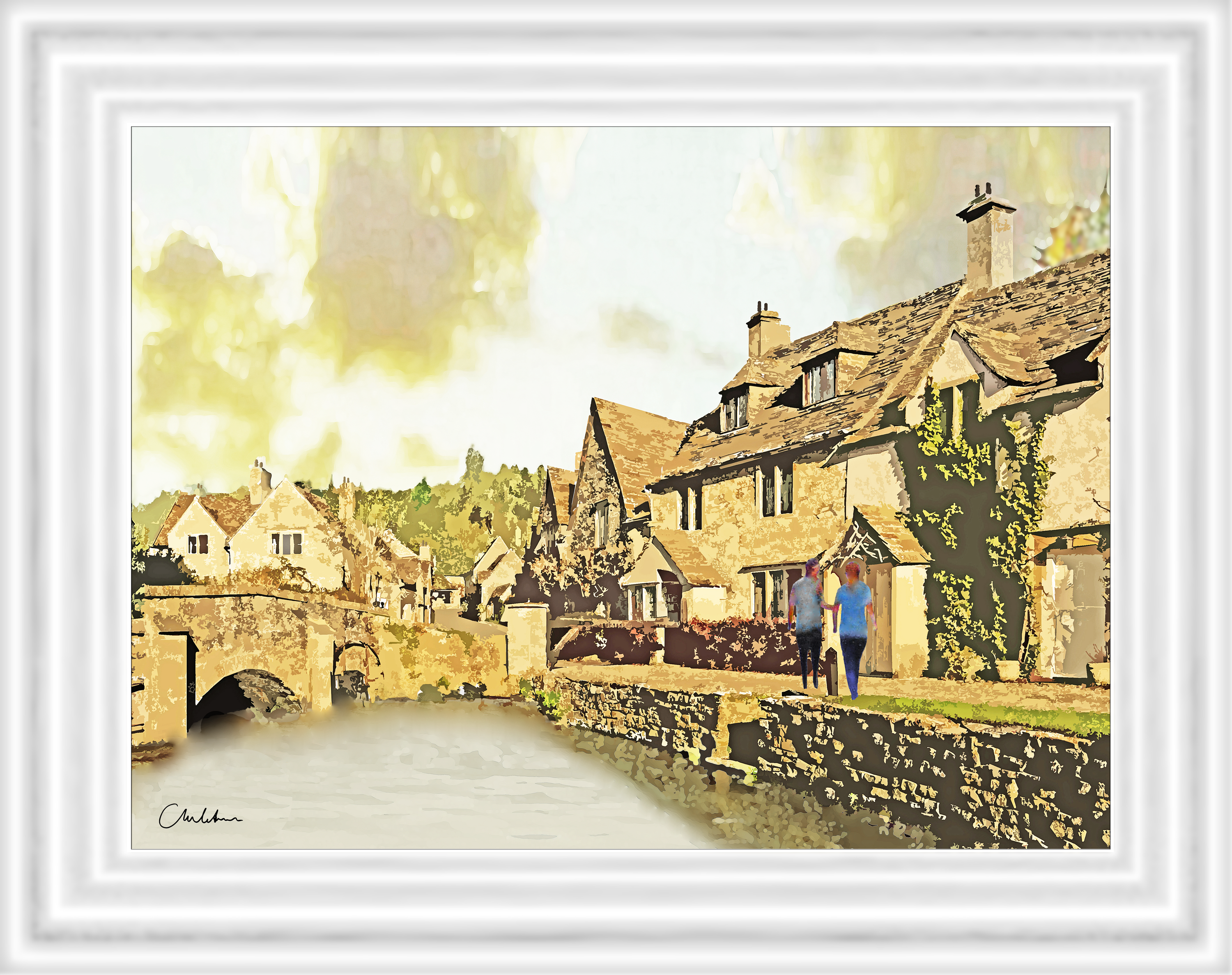 Combe-castle-whit-frame-signed.png