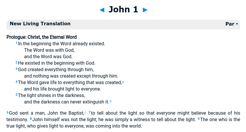 r/BibleVerseCommentary - Poetic form in the prologue of the book of John